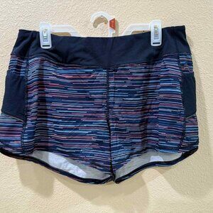 Athleta Multicolor Striped Athletic Shorts